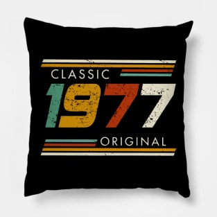 Classic 1977 Original Vintage Pillow