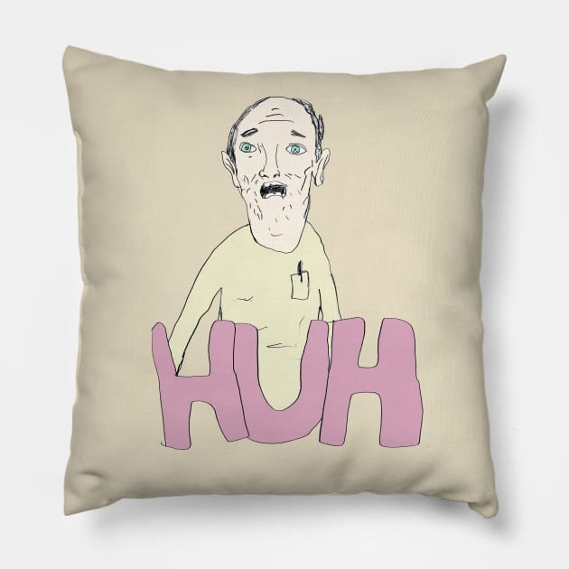 HUH Pillow by Spankriot