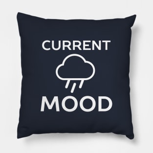 Funny current mood introvert Pillow