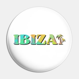 Ibiza with palm tree Pin