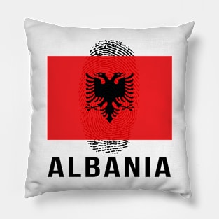 Albania Flag Soccer DNA Pillow