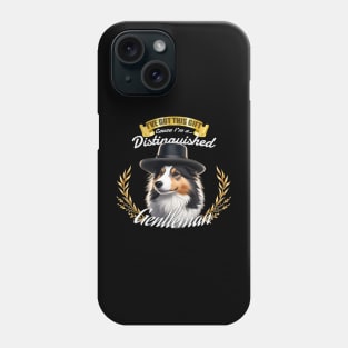 The Distinguished Shetland Gentleman Phone Case