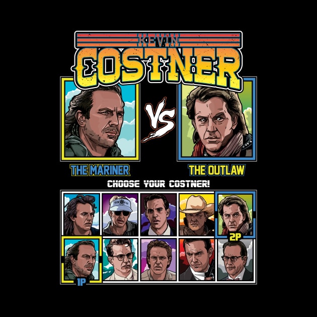 Kevin Costner Fighter by RetroReview