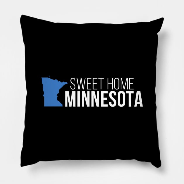 Minnesota Sweet Home Pillow by Novel_Designs