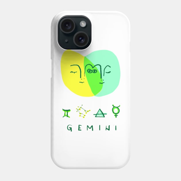 Gemini Twins Mercury Smart Babies Phone Case by 3ET3