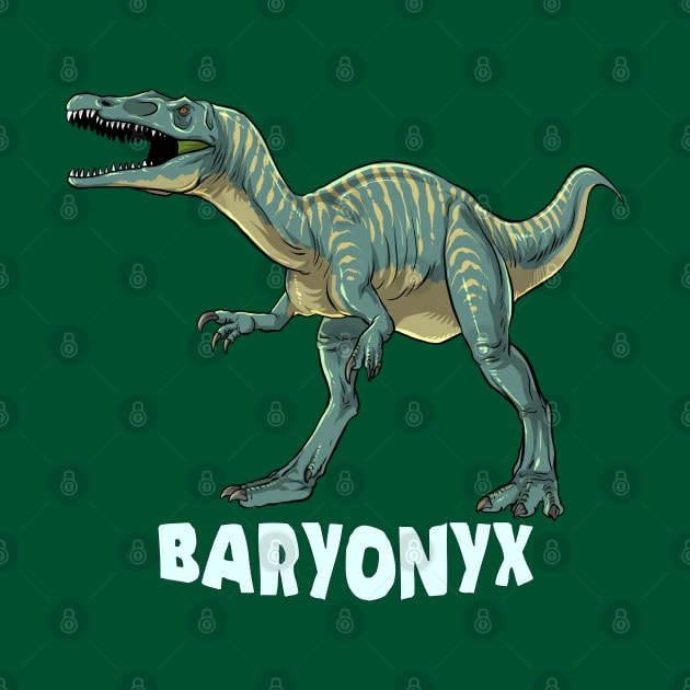 Baryonyx Dinosaur Design by Terra Fossil Merch