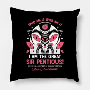 The Great Sir Pentious Emblem Pillow