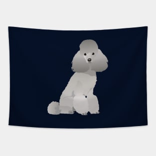 Grey Poodle Dog Tapestry