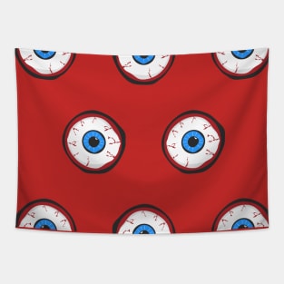 Blue Eyeball Tapestry