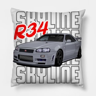 Nissan Skyline GTR R34 Pillow