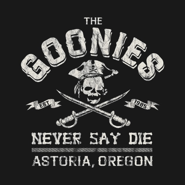The Goonies Never Say Die by Stewart Cowboy Prints
