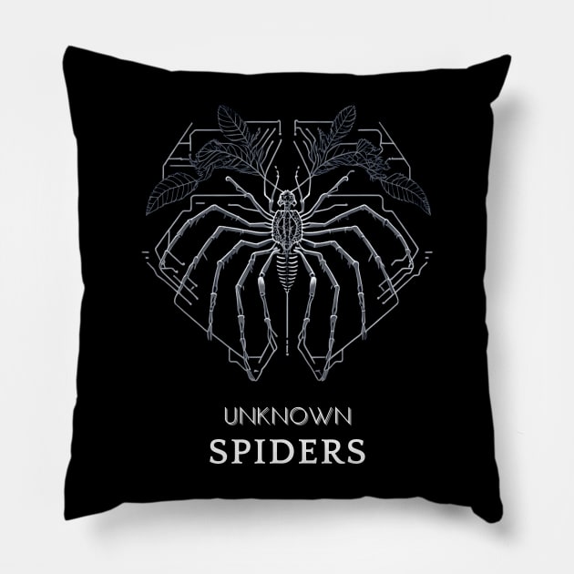 Design for exotic pet lovers - spiders Pillow by UNKNOWN COMPANY