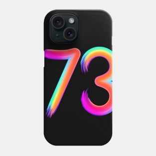 brushed 73 Phone Case