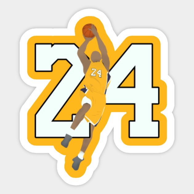 Kobe 24 Kobe Bryant Aufkleber Teepublic De