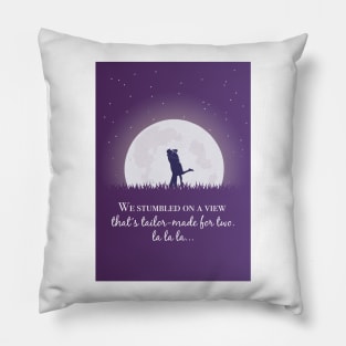 La la land romance view Pillow