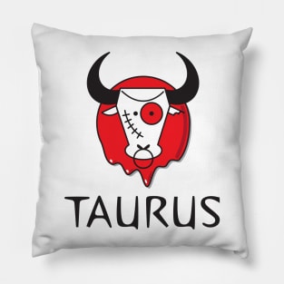 Taurus HORRORscope Pillow