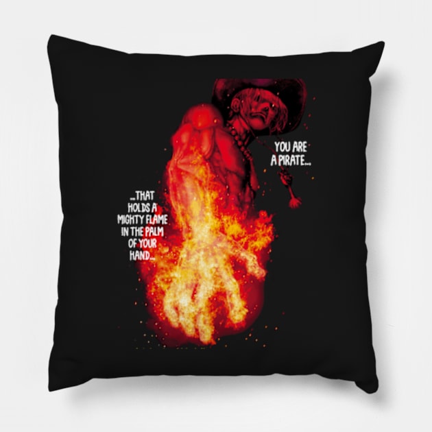 Firefist Ace Pillow by BeragonRe