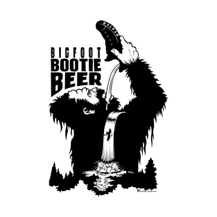 Bigfoot Bootie Beer Waterfall T-Shirt