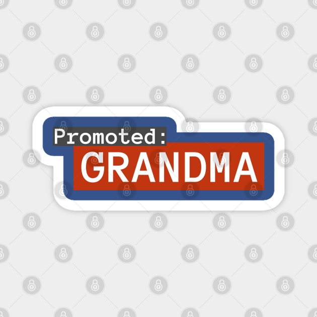 Promoted Grandma 2 Magnet by Salt + Cotton