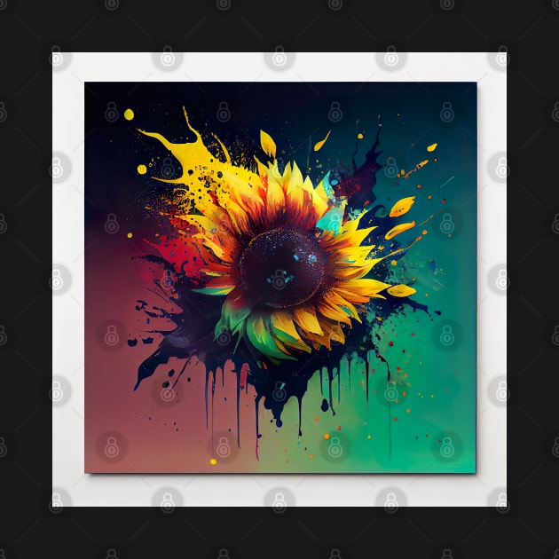 Sunflower Art Designs by Flowers Art by PhotoCreationXP