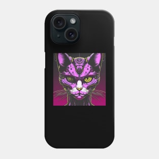 Cyborg Cat Phone Case