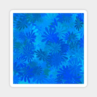 Blue Daisies Magnet