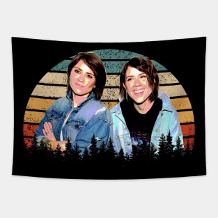 Heartthrob Couture Tegan And Fan Apparel for Indie Pop Devotees Tapestry