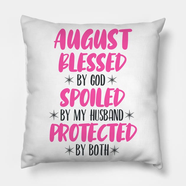 August Blessed Pillow by PHDesigner