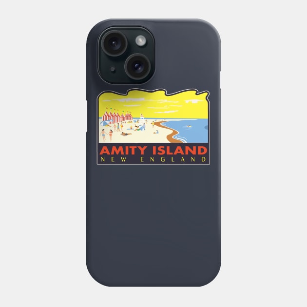 Vintage Amity Island Phone Case by theSteele