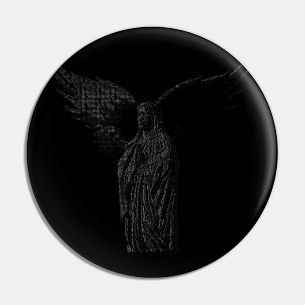 ASCii Sancta Maria (White) Pin by McNerdic