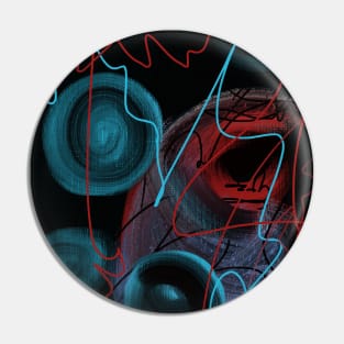 Abstract art Pin