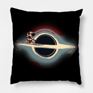 Astronaut Black Hole Surfing Pillow