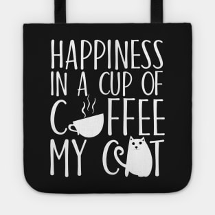 Happiness in a cup of coffee My cat Tote