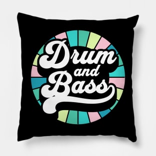 DRUM AND BASS  - Color Wheel Pillow