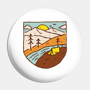 Camping Pin