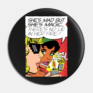 She's Mad But She's Magic Pin