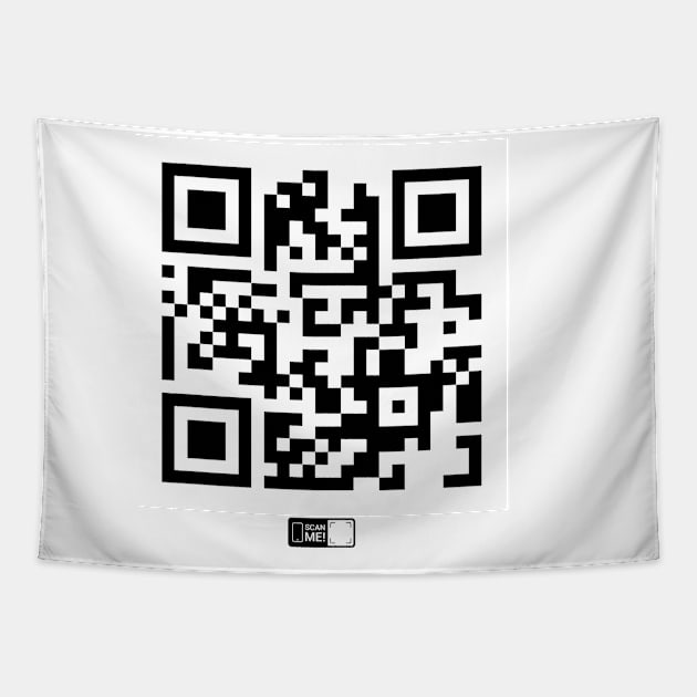 Show Up Speak Out Be Kind qr Tapestry by AJIHAKEHA