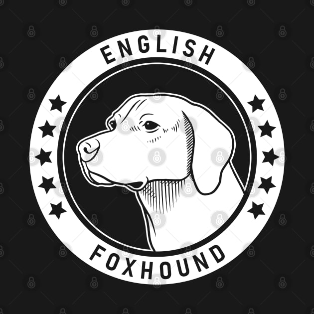 English Foxhound Dog Portrait by millersye