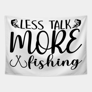 Less talk More 🦈Fishing Tapestry