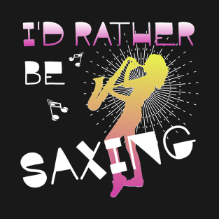 Saxophone Girl Mom T-Shirt