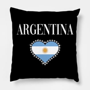 Camiseta Argentina Girl Women T-shirt Pillow