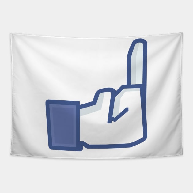 FUCK FACEBOOK Tapestry by LAZYJStudios