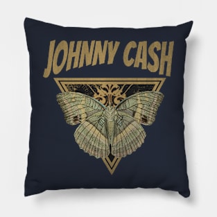 Johnny Cash // Fly Away Butterfly Pillow