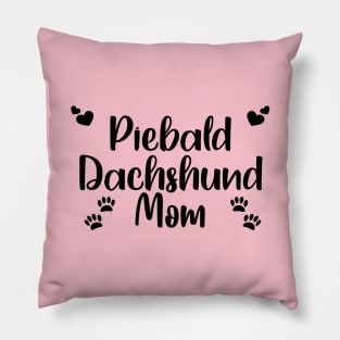 Piebald Dachshund Mom Pillow