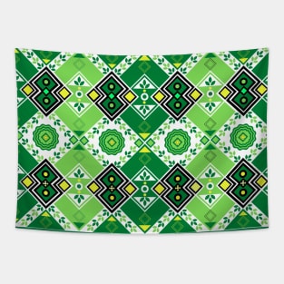 Abstract colorful patterns background Tapestry