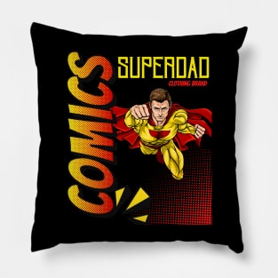 Super Dad Comic Pillow