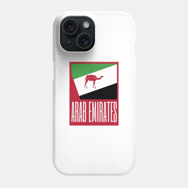 The United Arab Emirates Country Symbols Phone Case by kindacoolbutnotreally