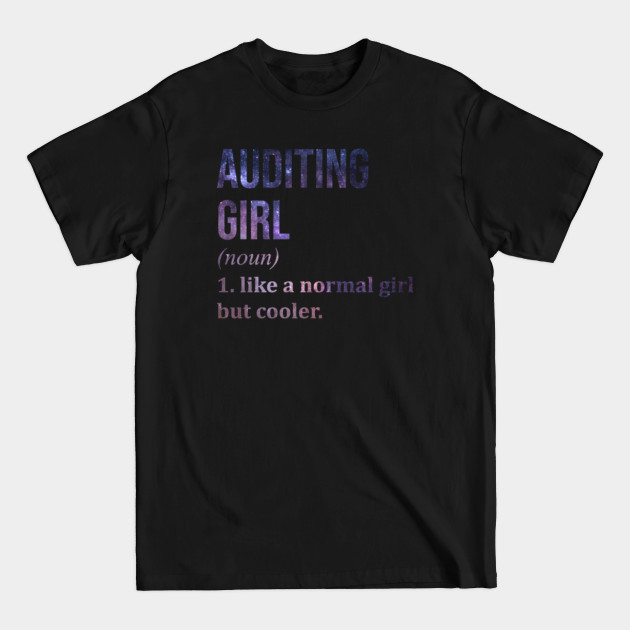 Discover Awesome And Funny Definition Style Saying Auditing T-Shirts