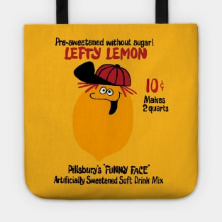 Lefty Lemon "Funny Face" Tote