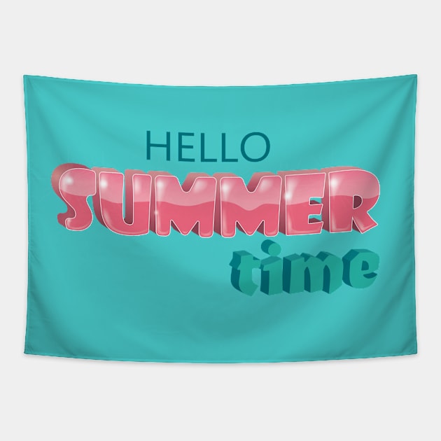 Hello summer Tapestry by AliJun